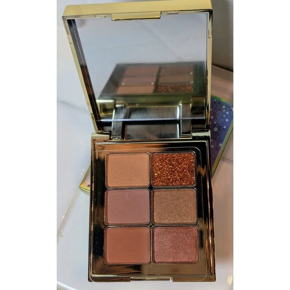 KISS KYLIE Bright Stars Glamorous 6-Color Eyeshadow Palette NIB Shimmer Glitter